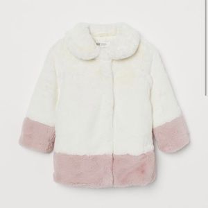 Girls Dress up Faux Fur Coat
